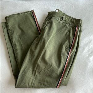 Sundry cropped green trousers